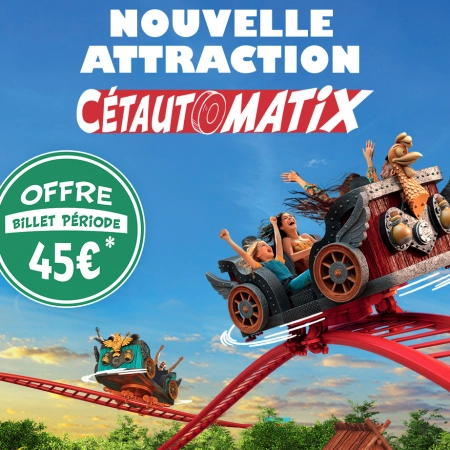 Offre spéciale Parc Astérix : votre billet à 45€ au lieu de 68€ !