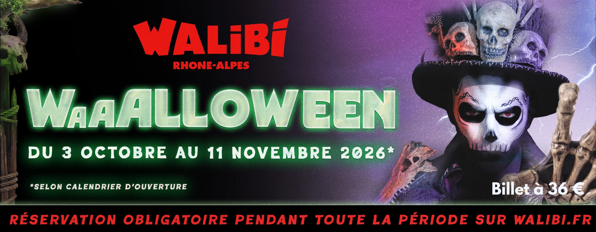 WALIBI RHONE - ALPES : WaaALLOOWEEN 2026